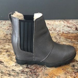 Sorel wedge booties